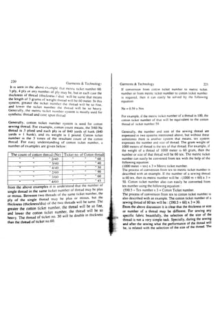 Garments & Technology