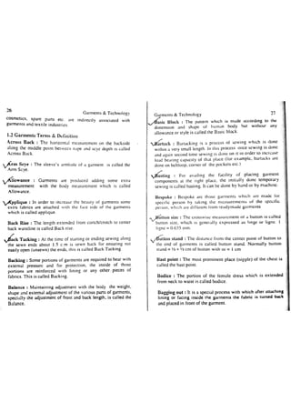 Garments & Technology