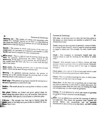 Garments & Technology