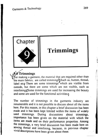 Garments & Technology