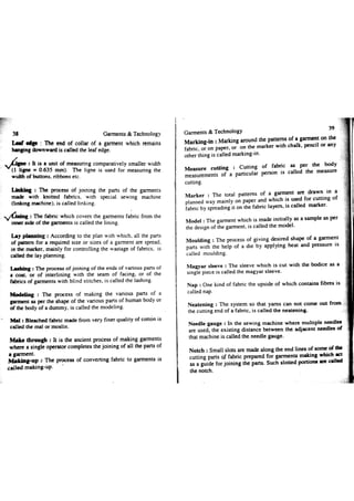 Garments & Technology