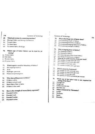 Garments & Technology