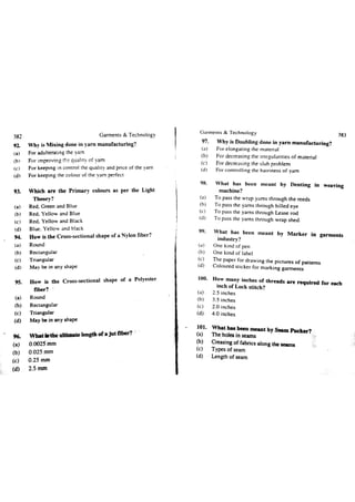 Garments & Technology