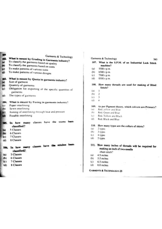 Garments & Technology