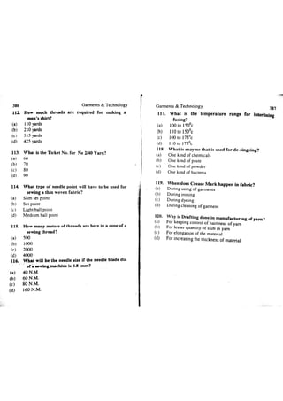 Garments & Technology