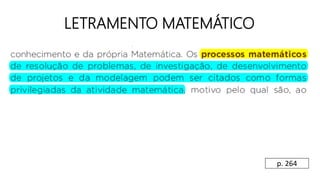 LETRAMENTO MATEMÁTICO
p. 264