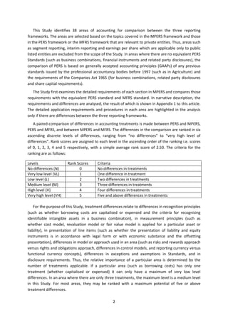 Pers Standard Mpers article a comparative analysis of pers mpers and mfrs frameworks ...
