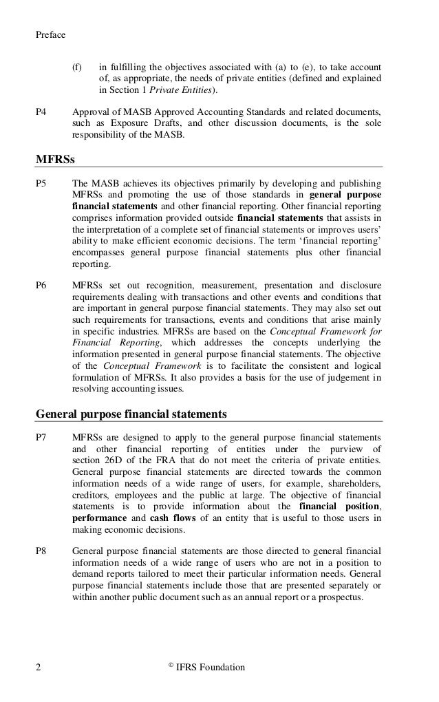 Malaysian Private Entities Reporting Standard Mpers