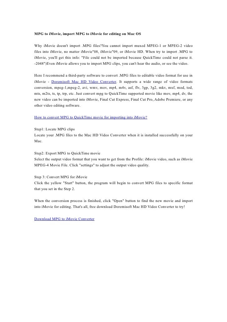 Imovie for free
