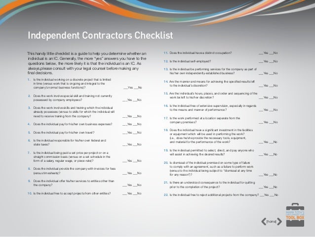 employment law tool box