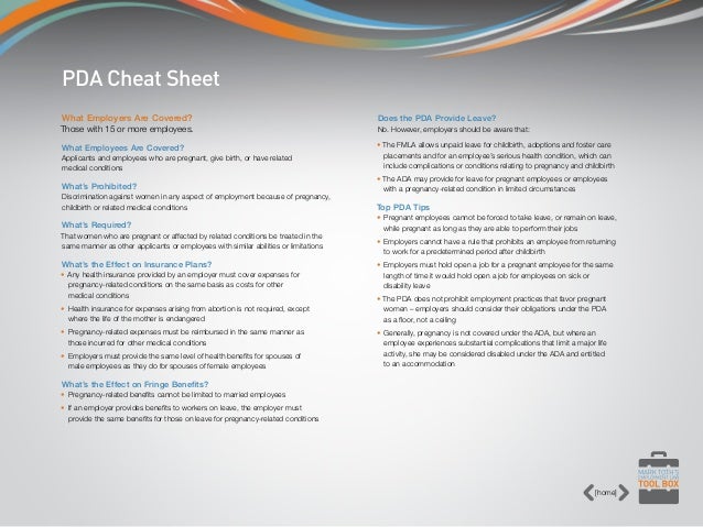employment law tool box hipaa cheat sheet