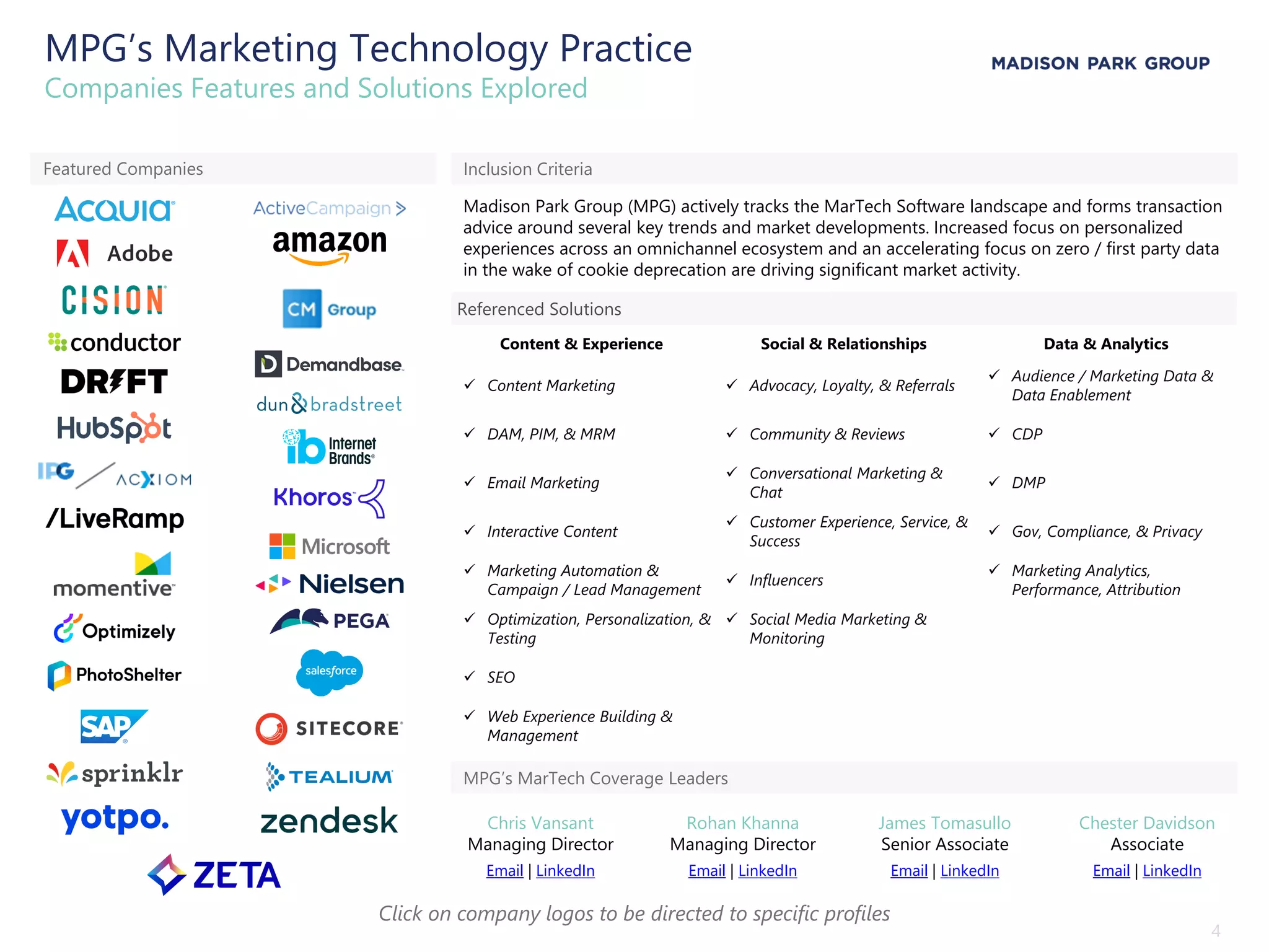 MPG MarTech Market Update - June 2022 | PDF