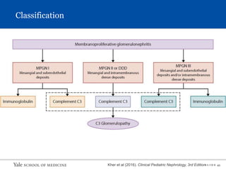 S L I D E 45
Kher et al (2016). Clinical Pediatric Nephrology, 3rd Edition
Classification
 