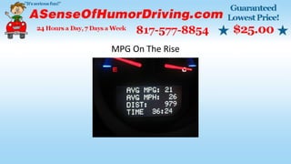 MPG On The Rise
 