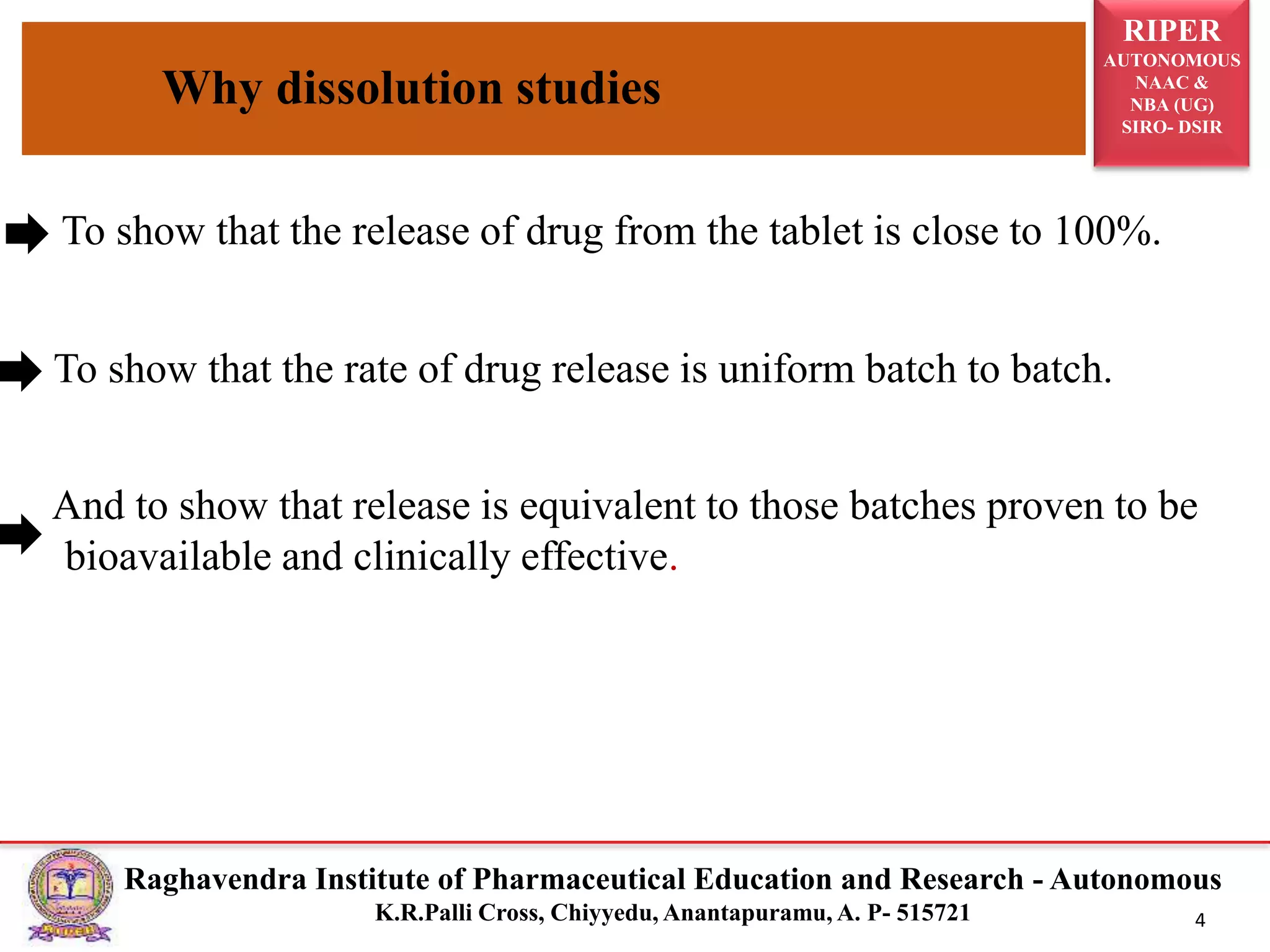 Korsmeyer Peppas Plot for Tablet Dissolution | PPTX