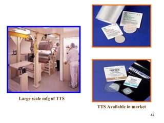 42 
TTS Available in market 
Large scale mfg of TTS 
 
