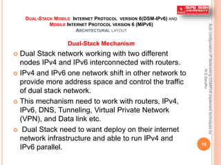 Dual Stack Networking Auto Configuration FOR IP NETWORKING in DUAL STACK MOBILE INTERNET ...
