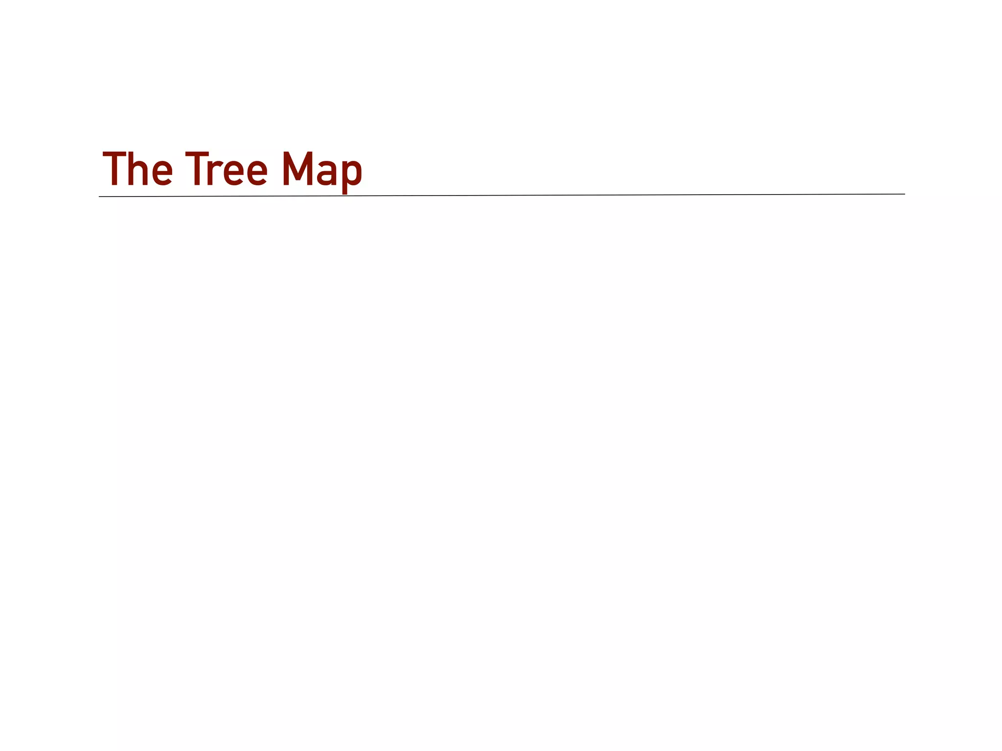 The Tree Map
 