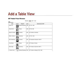 Add a Table View
 