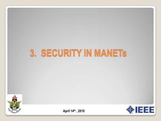 WPA 2 (IEEE 802.11i)IntegrityTo achieve message integrity, Task Group i extended the counter mode to include a Cipher Block Chaining (CBC)-MAC operation. Hence the name of the protocol: AES-CCMP where CCMP stands for Counter-mode CBC-MAC protocol.Fig 2.10: AES  CBC-MAC   