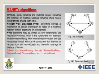 MANETs securityReputation and trust base systemCryptographic baseApril 14th , 2010
