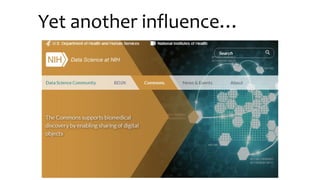 Yet another influence…
 