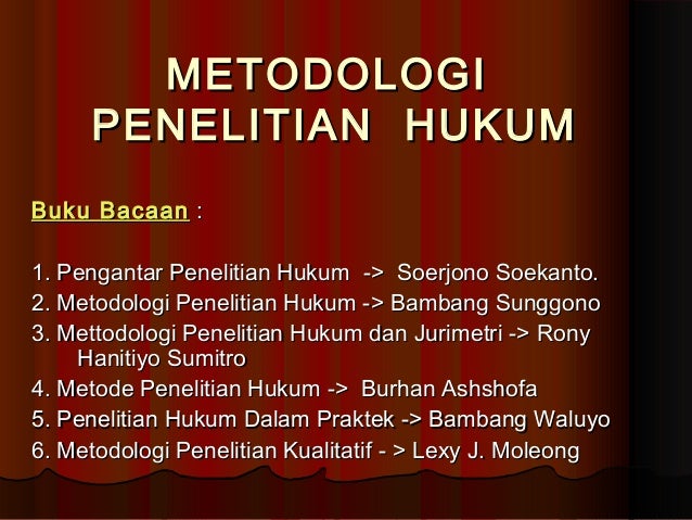 Metodologi Penelitian Ekonomi Sosial