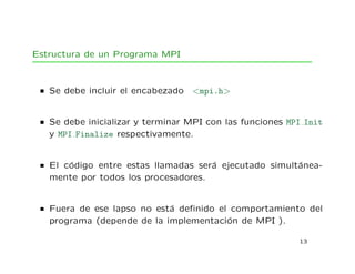 Comprehensive Introduction to Parallel Programming with MPI | PDF