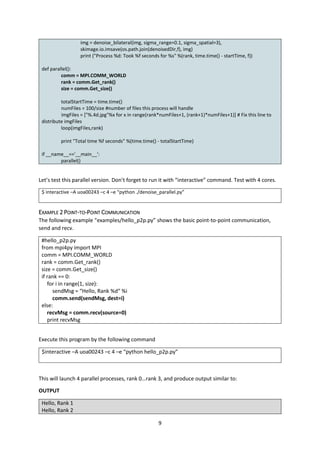 Mpi in-python | PDF