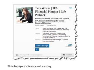 Note the keywords in name and summary
 