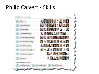 Philip Calvert - Skills
 
