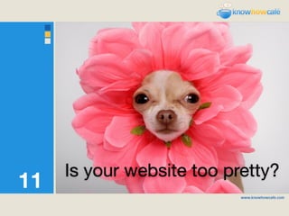 Is your website too pretty?
11
 