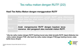 MPI 1 Tatalaksana Umum Gizi Buruk Dalam Pelatihan MTBS | PPTX