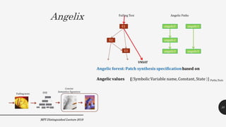Angelix
MPI Distinguished Lecture 2019
35
 