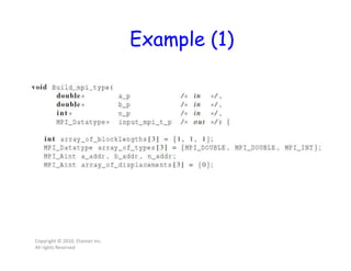 Example (1)
Copyright © 2010, Elsevier Inc.
All rights Reserved
 