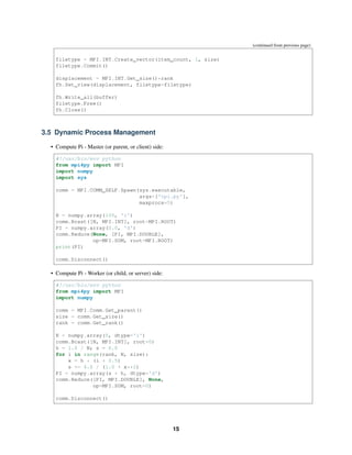 Mpi4py | PDF