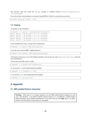 Mpi4py | PDF image.