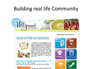 Building real life Community