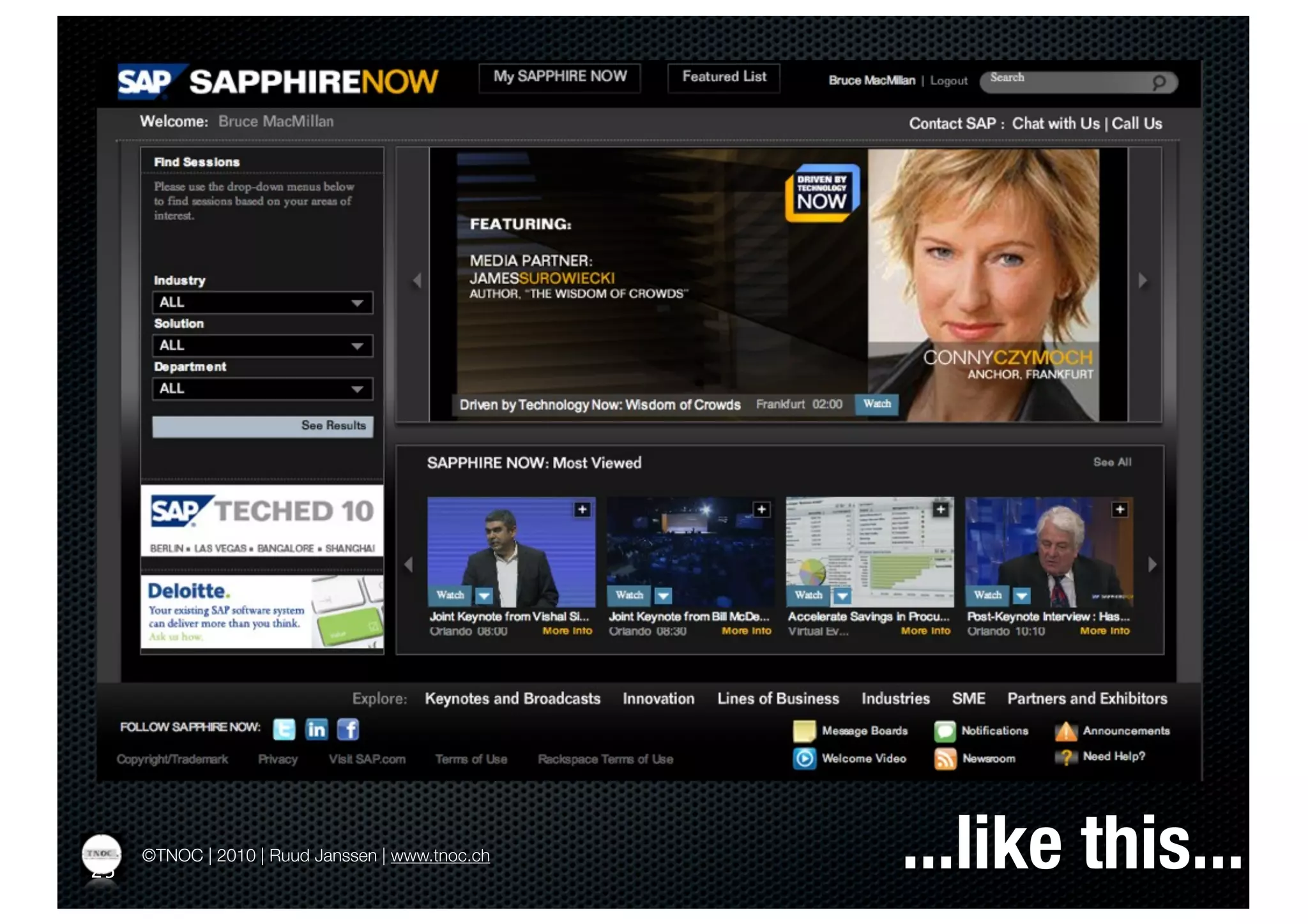 25
     ©TNOC | 2010 | Ruud Janssen | www.tnoc.ch   ...like this...
 