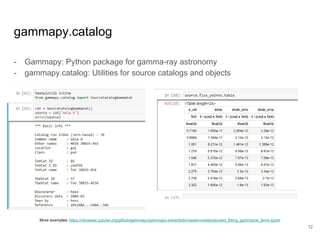 gamma-sky.net: Portal to the gamma-ray sky | PPT