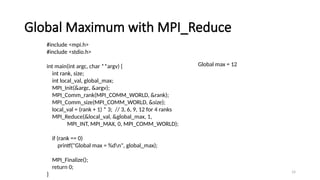 Mpi Examples MPI_Programming_Examples with code complete | PPTX