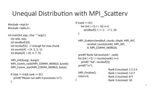 MPI_Programming_Examples with code complete | PPTX