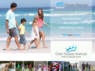 Kebahagiaan Keluarga
     menciptakan
       kenangan
    sepanjang masa
     “find your ocean”
 