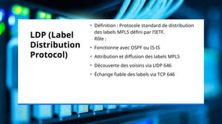 Ldp Label MPLS (Multiprotocol Label Switching) : fonctionnement, architecture et ...