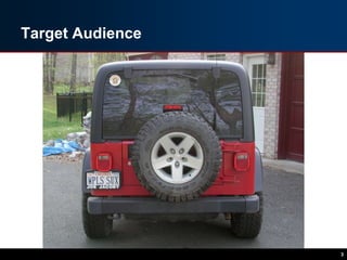 Target Audience
3
 