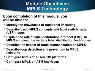 MPLS10S01-Implementing Cisco MPLS Training | PPT