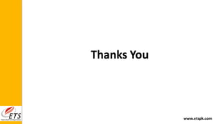 www.etspk.com
Thanks You
 