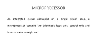 Microprocessors and Microcontrollers | PPT