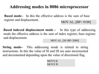 Microprocessor 8086 and Microcontroller 8051 | PPTX
