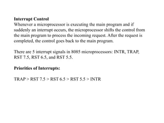 Comprehensive Overview of 8085 Microprocessor Architecture and Memory ...